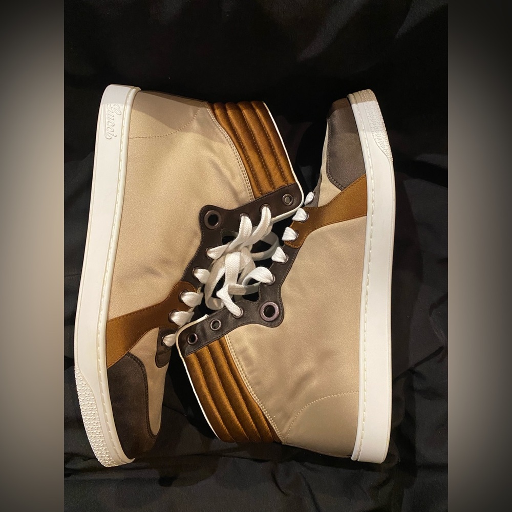Gucci satin sneakers - Picture 3 of 4